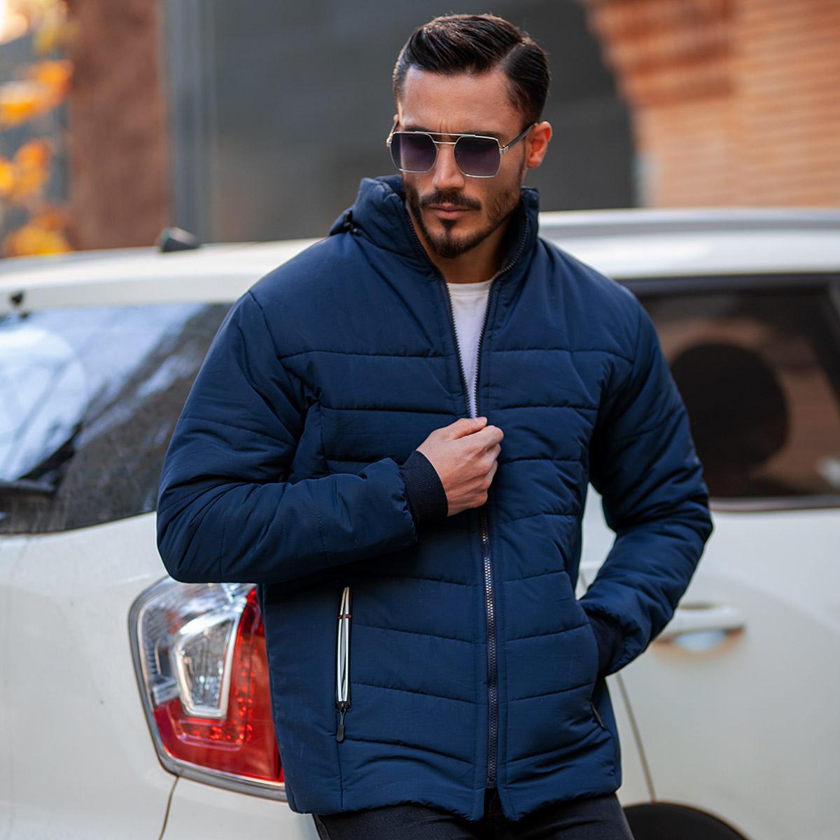 کاپشن denim سرمه ای